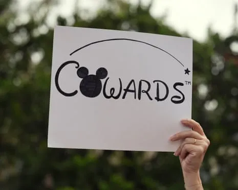 Hundreds Protest Near Mickey Mouse Company HQ Regarding ‘Un-American’ Kimmel Cancellation